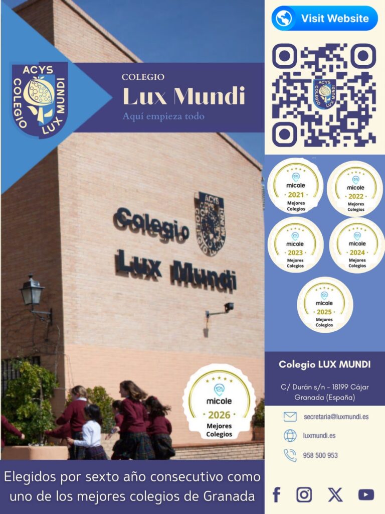 ¡Sexto año consecutivo entre los mejores colegios de Granada!