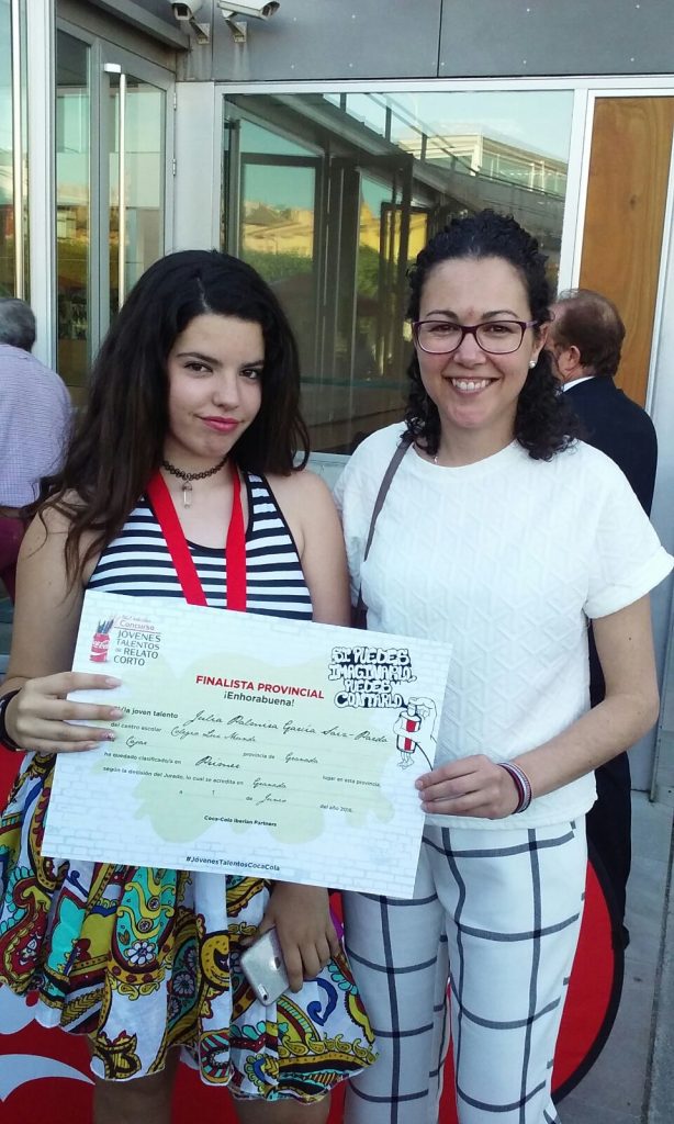 Primer puesto provincial en el Concurso de Relato Corto de CocaCola