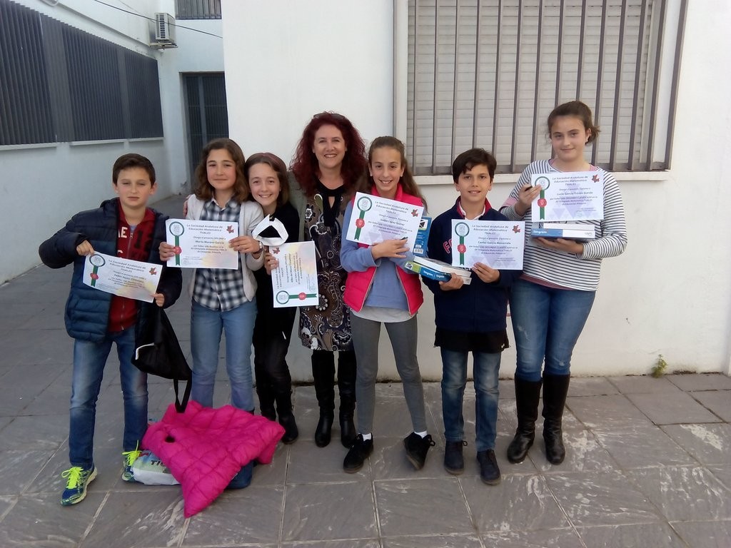 XX Olimpiada matemática Thales de 6º de primaria