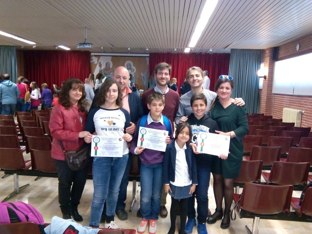 Tres alumnos de 6º de primaria Segundos clasificados en la final de la Olimpiada matemática Thales